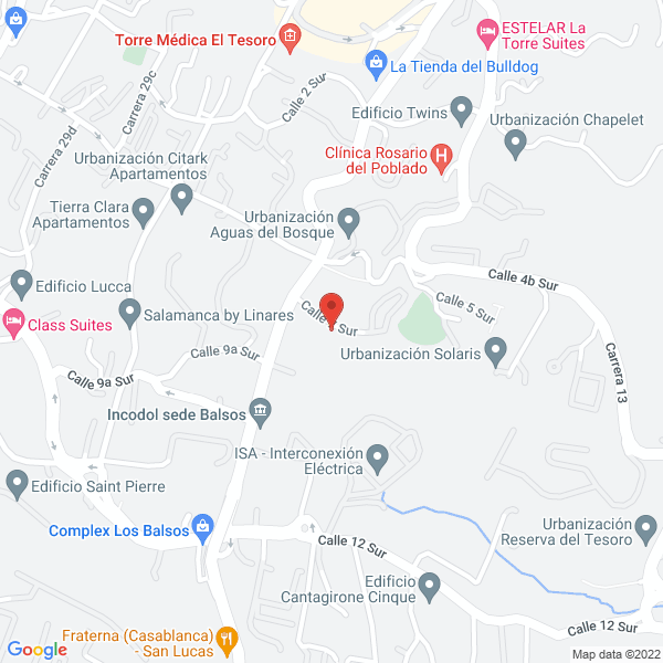 Mapa de Cuatro Eses Inversiones S.A.S.