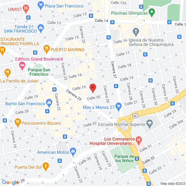 Map of Profesionales De La Contaduría Asociados Proconsa Ltda.