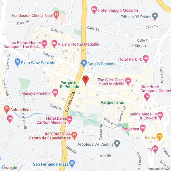 Mapa de Alianza Juridica Ltda.