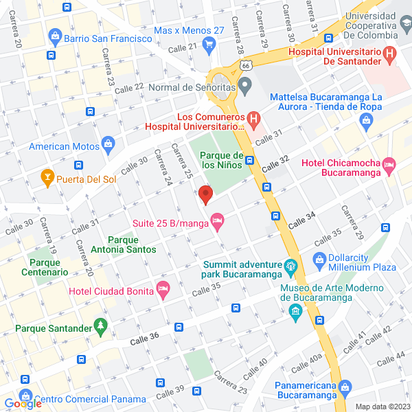 Map of Monsalve Rey Auditores Y Consultores S.A.S.