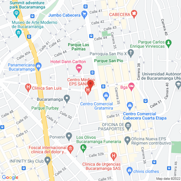 Map of Peluquería Blue Spa