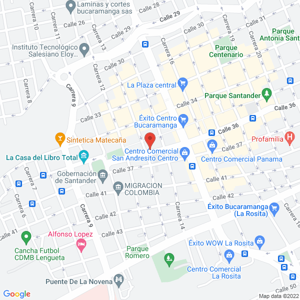 Map of Asesorías Prada Y Rojas Ltda.