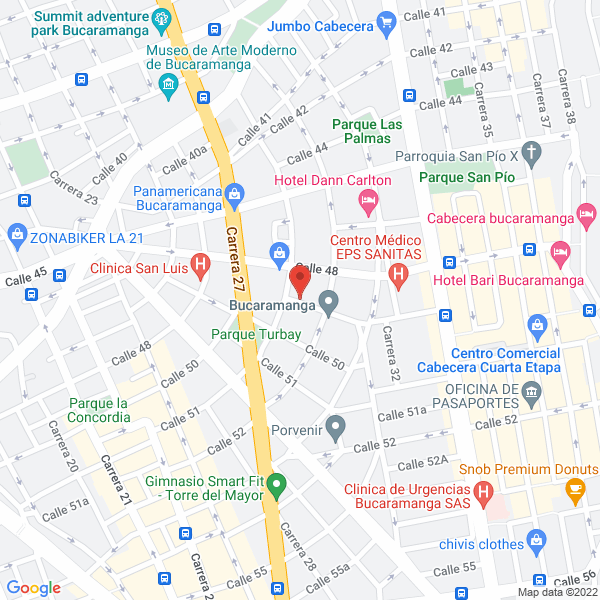 Map of Centro De Radiología Oral Cabecera