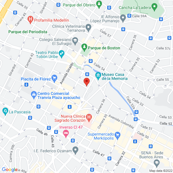 Mapa de Comercializadora Anjor Sas