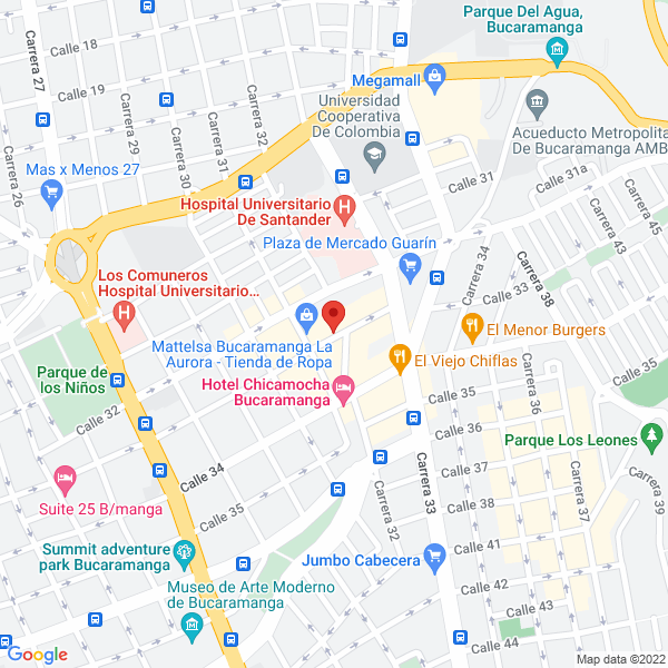 Map of Confianza En Salud S.A.S.