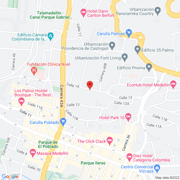 Mapa de J A U Comercializadora Ltda
