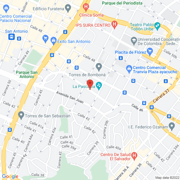 Mapa de Grupo Inmobiliario Los Andes S.A.S.