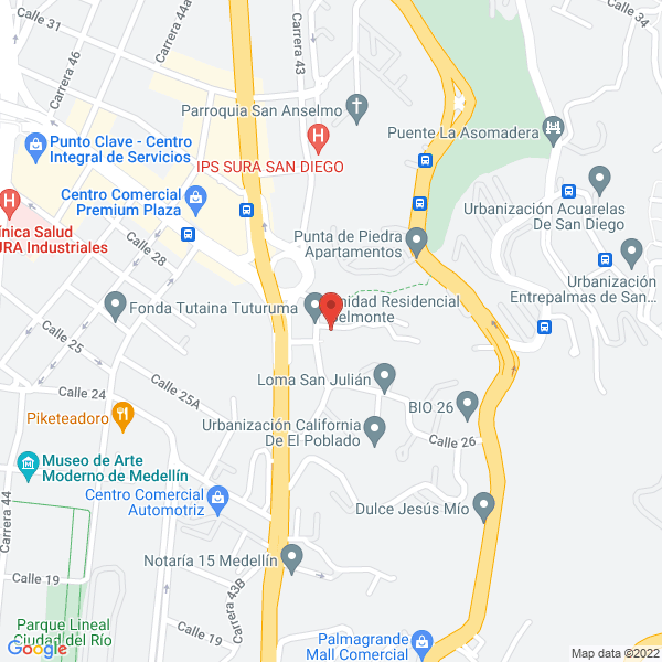 Mapa de Consulaft S.A.S.