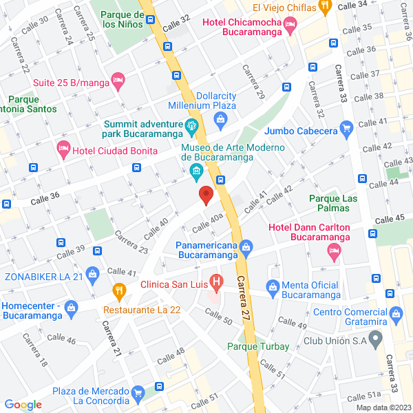 Map of Asesoria De Tránsito Abel Aguilar Suárez