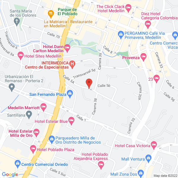 Mapa de Prestaxpress Management S.A.S