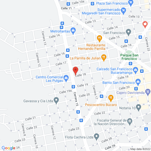 Map of Serviaires Santander