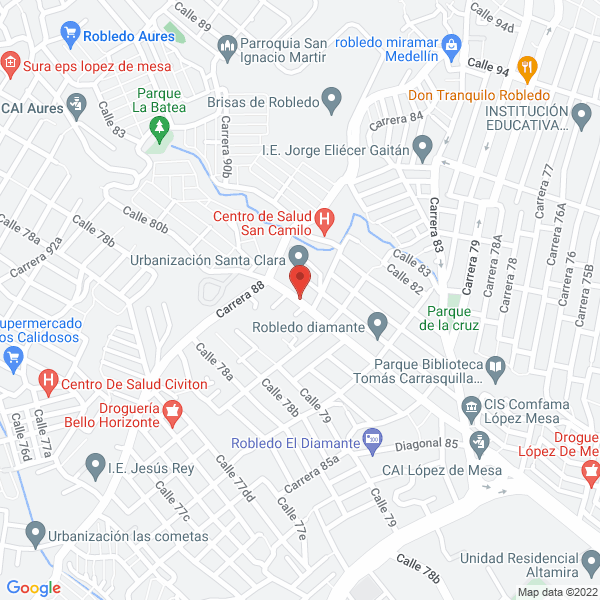 Mapa de Tecnimaderas Ubaldo Díaz S.A.S.