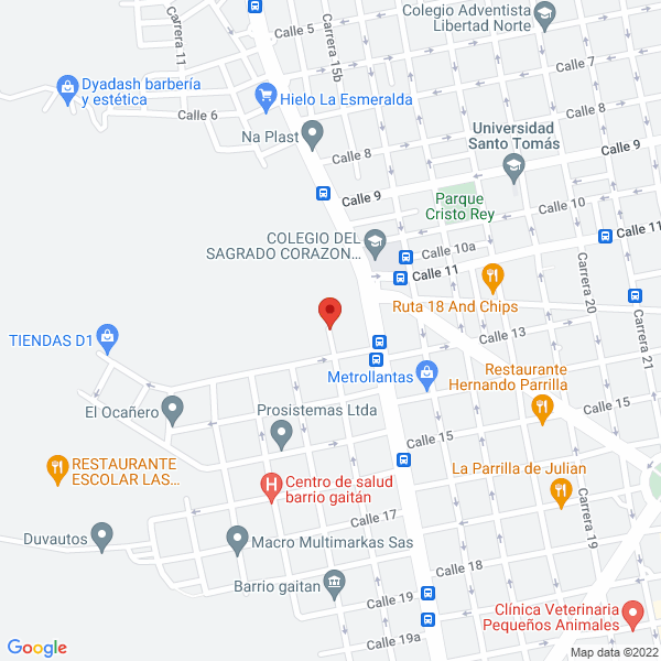 Map of Fábrica De Plásticos Fresco