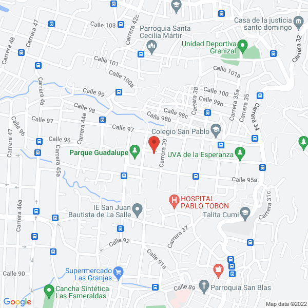 Mapa de Guadalupe Ferrielectric S.A.S