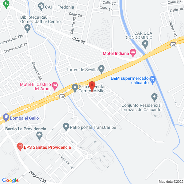 Map of Veterinaria Sindy Vergara S.A.S.