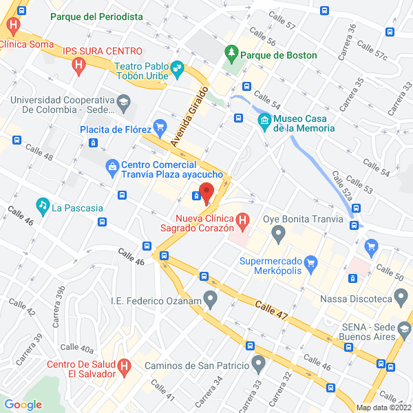 Mapa de Tintorería E Insumos Walter Ríos S.A.S.