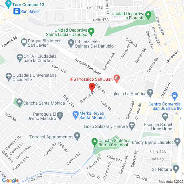 Mapa de Inversiones Gustoff Sas