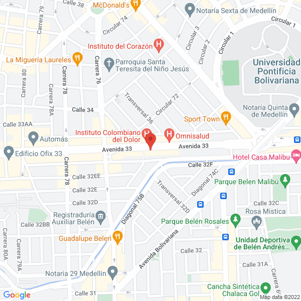 Map of Internacional De Bares Sas