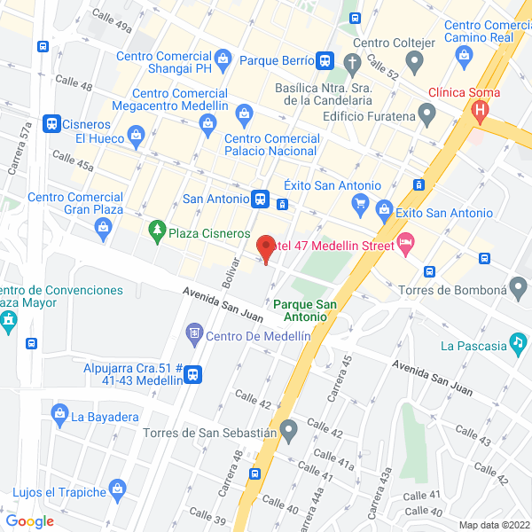 Mapa de Centro Herramientas Medellín S.A.S.