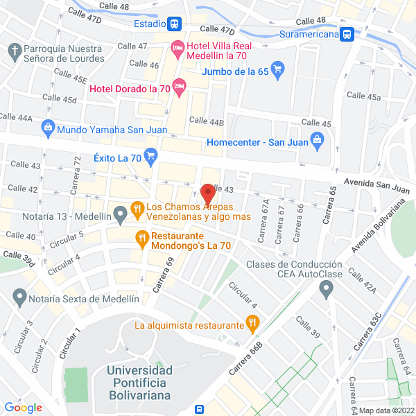 Mapa de Geslo S.A.S.