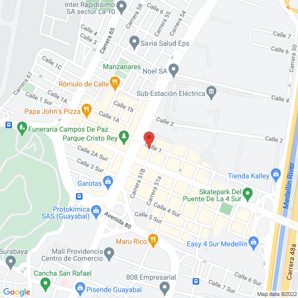 Mapa de Seplast S.A.S