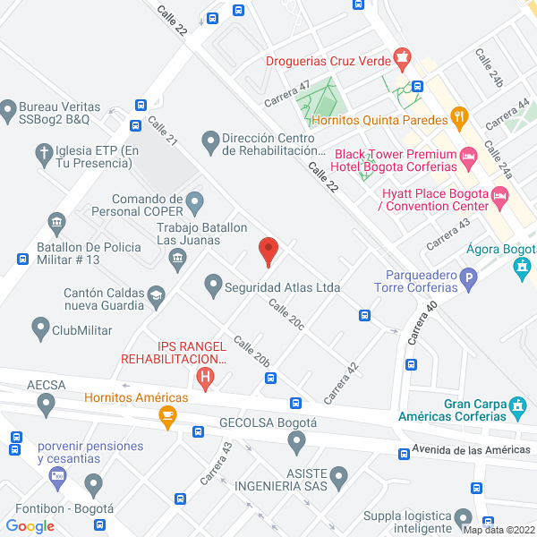 Mapa de Talton Internacional S.A.S.