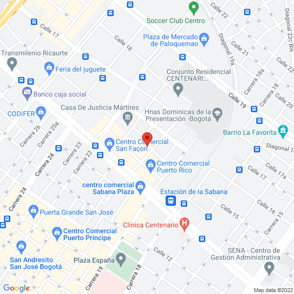 Mapa de Taparte S.A.S.