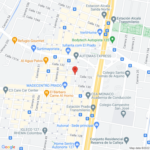 Mapa de Tapicería Automotriz Sandoval
