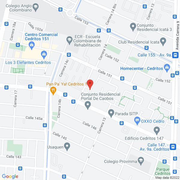 Mapa de Tc&E Administracion Y Servicios S.A.S.