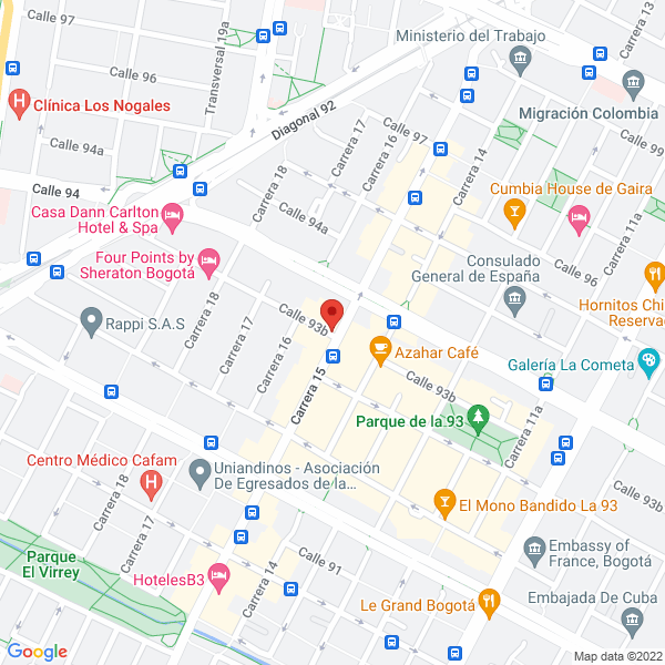 Mapa de Tce Corp