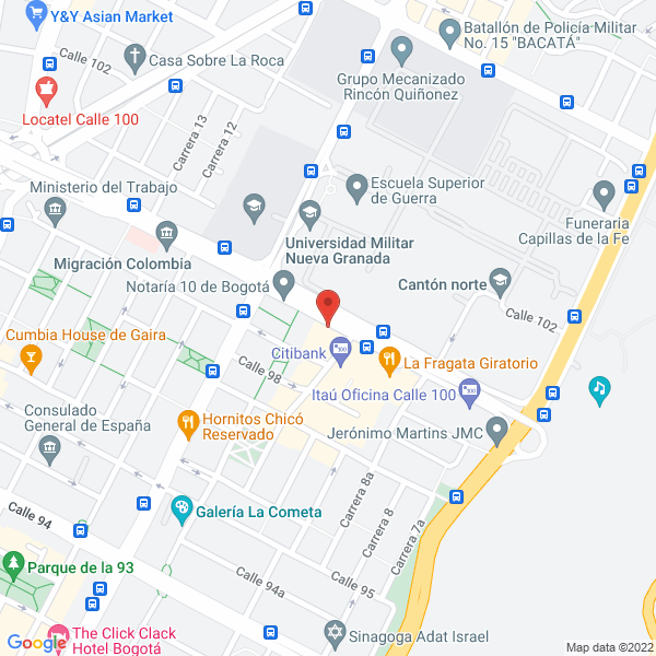 Mapa de Tcs Solutions Center
