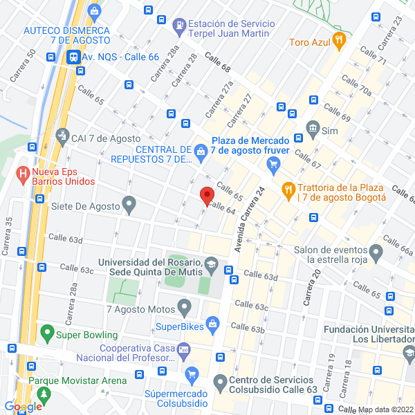 Mapa de Tech-Tra Repuestos Ltda