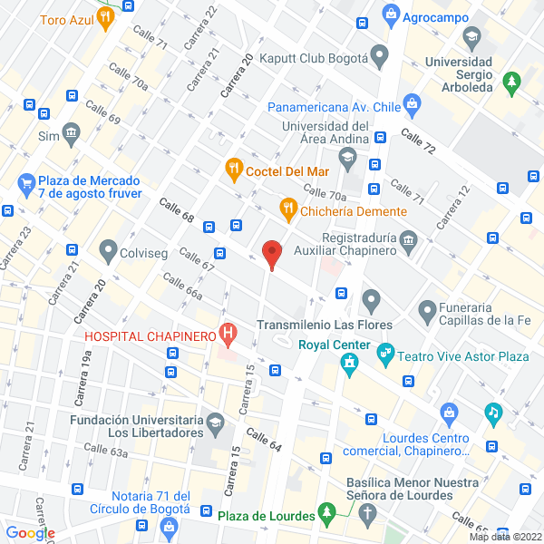 Mapa de Tecni-Rines Beltrán Ltda