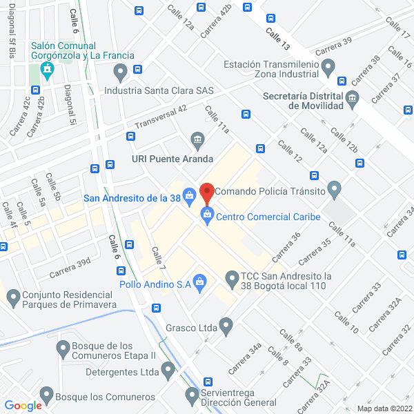 Mapa de Rincadavupv S.A.S.