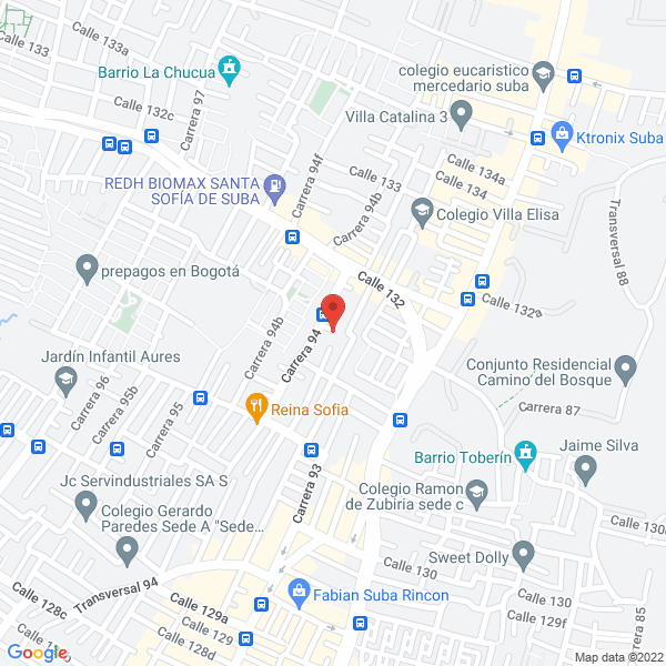 Mapa de Rincón & Meucci