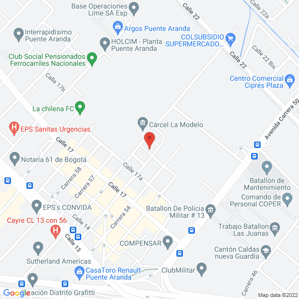 Mapa de Rinopack S.A.S