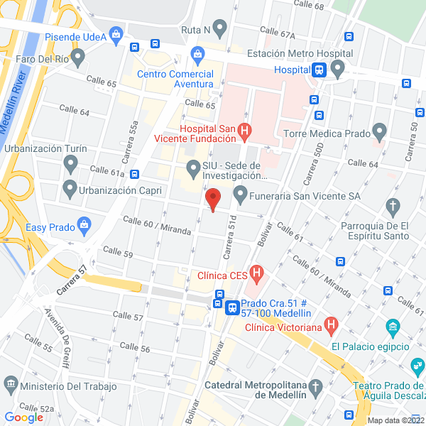 Mapa de Transportes Aranjuez Santa Cruz S.A.