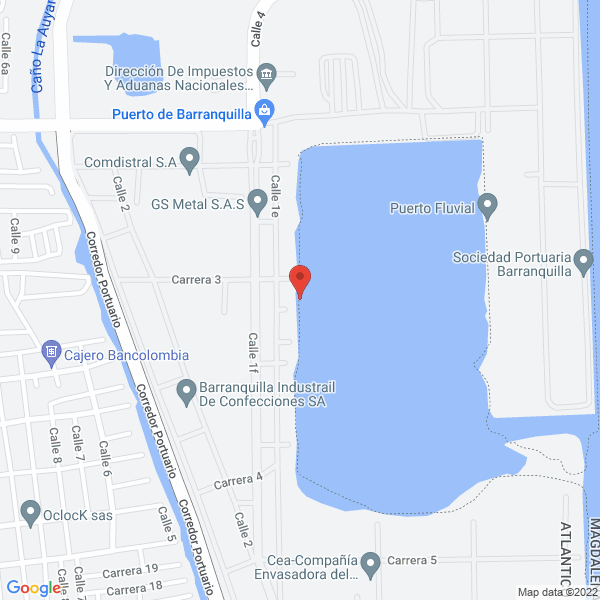 Map of Blue Marlin S.A.S.