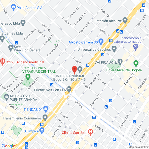 Mapa de Transportes Logistica Torres Ltda.
