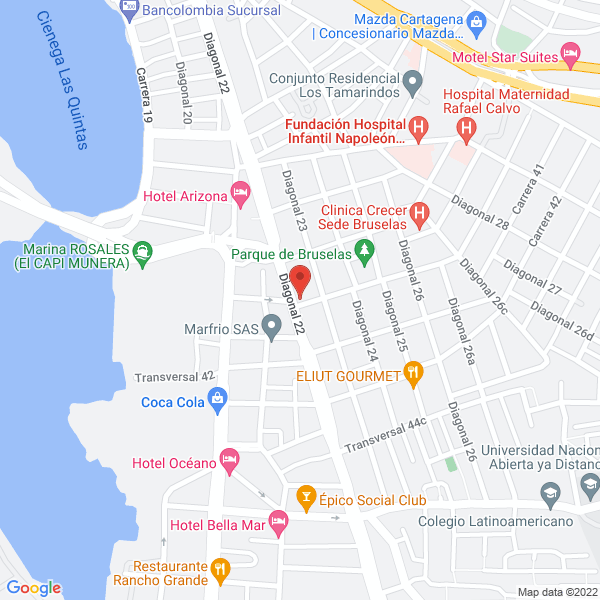 Map of Transportes Porras Amaya Ltda.