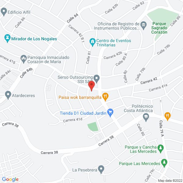 Map of Transportes Rasglo