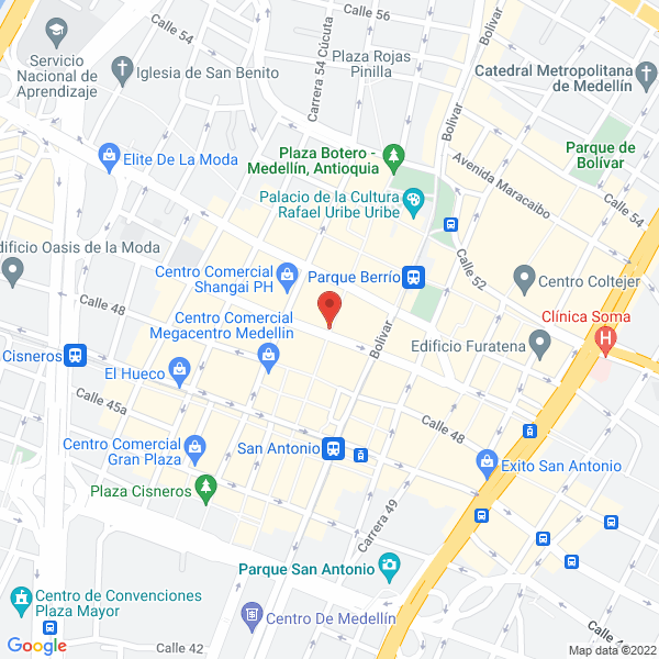 Mapa de Triartop Empresarial S.A.S.
