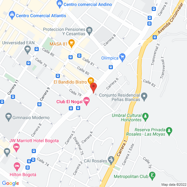 Mapa de Trigono S.A.S.