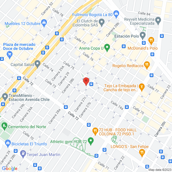 Mapa de Yucalito Alimentos Y Cía Ltda.
