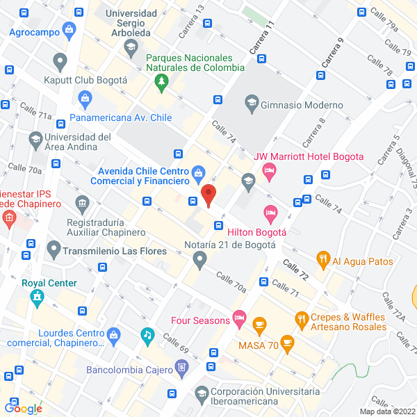 Mapa de Zala Colombia Ltda.