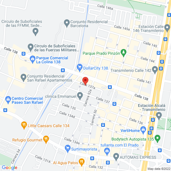 Mapa de Zan Constructores S.A.S.