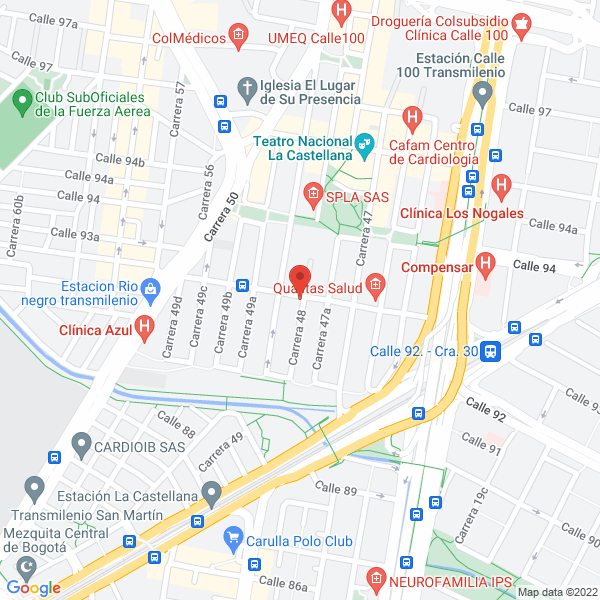 Mapa de Zanna S.A.S