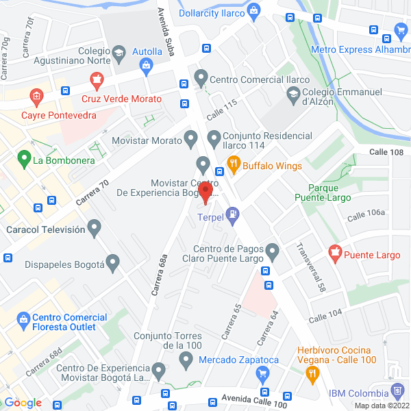 Mapa de Zaratrans Ltda