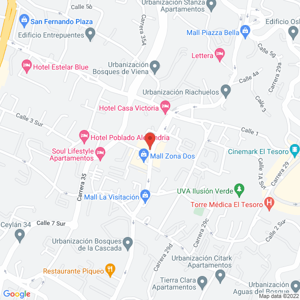 Mapa de Zona Virtual S.A