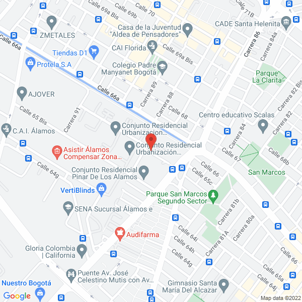 Mapa de Zoom Producciones Soto